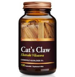 Doctor Life Cat's Claw Koci Pazur Extract 500mg suplement diety 100 kaps.
