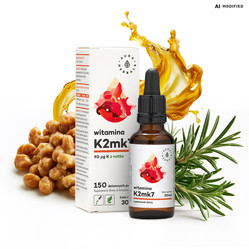 Aura Herbals Witamina K2mk7 w kroplach 30 ml