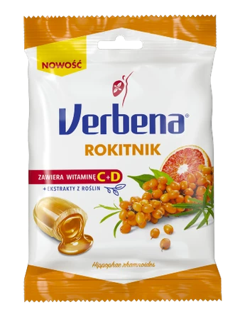 Cukierki ziołowe Rokitnik 60g VERBENA