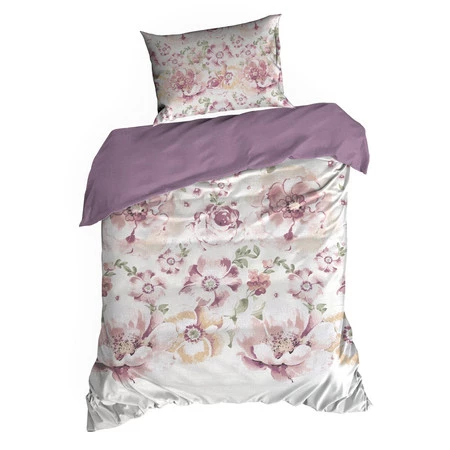 Komplet pościeli satynowej Spring 27, 220 x 200 cm, Biały