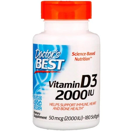 Witamina D3 2000 IU 50 mcg (180 kaps.)