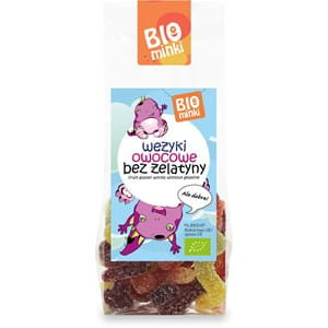 BIOMINKI Wężyki bez żelatyny BIO 100g