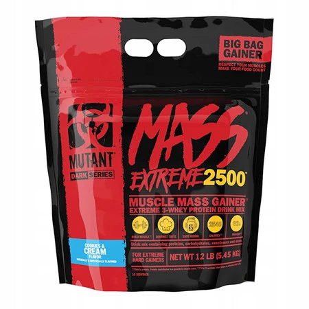 PVL Mutant Mass XXXtreme Gainer 5450g smak ciasteczko