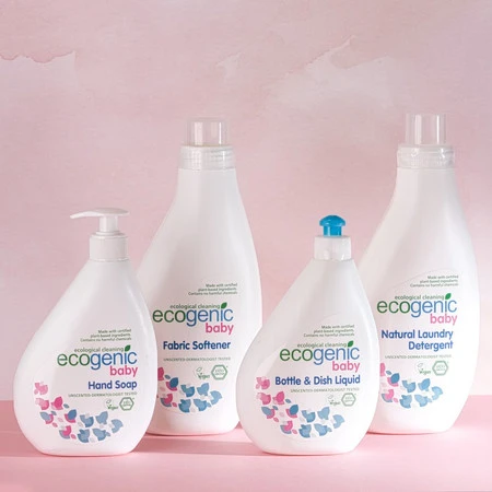 Ecogenic Baby, Mydło do rąk w płynie dla dzieci z pompką, bezzapachowe, 500 ml