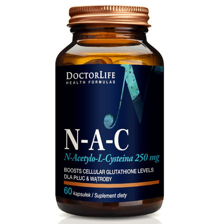 Doctor Life N-A-C N-acetylocysteina 250mg 60 kaps.