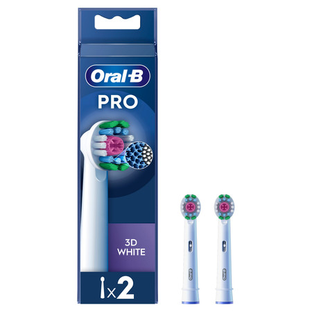 ORAL-B BRAUN KOŃCÓWKI EB18-2 3D WHITE