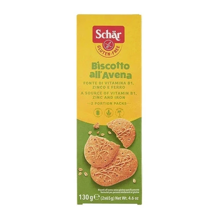 Schar - Ciastka owsiane Avena bezglutenowe - 130 g