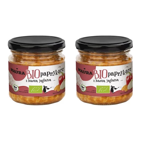 Zestaw 2x Paprykarz z kaszą jaglaną wegański BIO 190 g