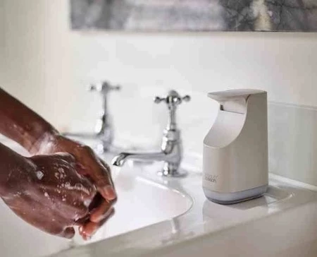 JJ-Dozownik na mydło w płynie Slim™, ecru