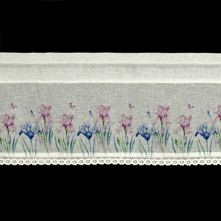 Firana gotowa Dolorez na Taśmie 150 x 30 cm, Biały