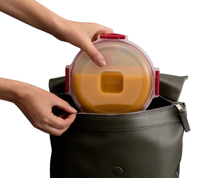 JJ-Zestaw 4 pojemników 1l okrągłych Nest Lock