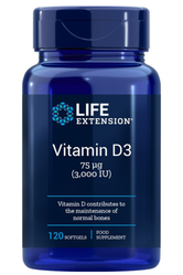 Witamina D3 3000 IU (120 kaps.)