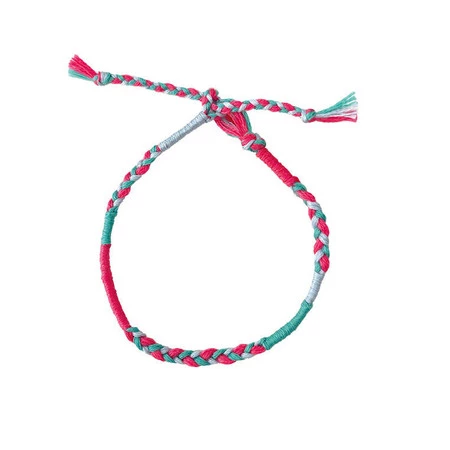 Janod Zestaw kreatywny do tworzenia biżuterii Tęczowe bransoletki 30 szt. 8+