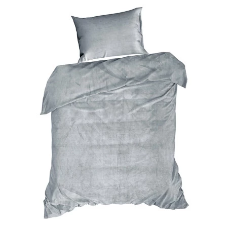 Komplet pościeli Flano 2, 220 x 200 cm, Srebrny