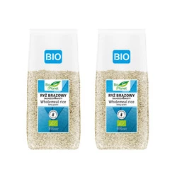 Zestaw 2x Bio Planet − Ryż brązowy długoziarnisty − 1 kg