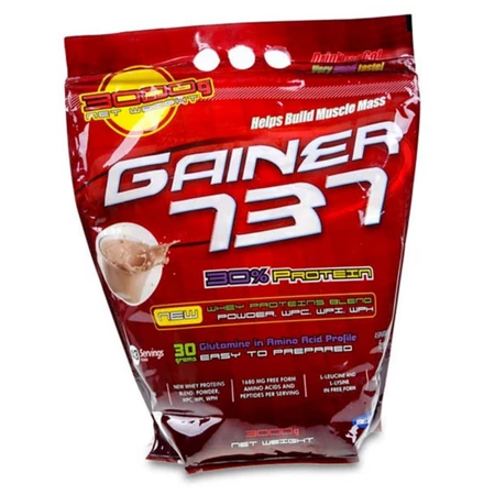 MEGABOL GAINER 737 Gainer 3000g smak malina