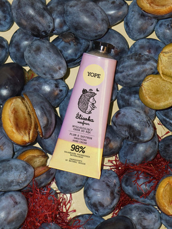 Yope Śliwka & Szafran – naturalny krem do rąk 50ml