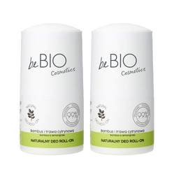 Zestaw: 2x beBIO deo roll-on Bambus i trawa cytrynowa 50ml