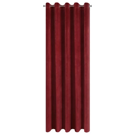 ZASŁONA GOTOWA VILLA 140 X 250 CM CIEMNOBORDOWY