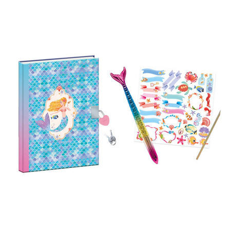 Janod Zestaw kreatywny Sekretny notes Magic Ocean 7+