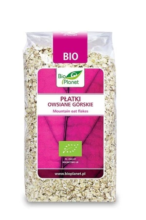 Bio Planet − Płatki owsiane górskie − 300 g