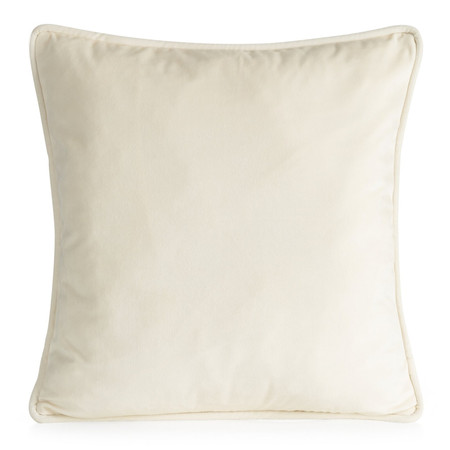 POSZEWKA VELVET 45 X 45 CM KREMOWY