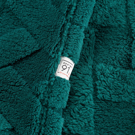 KOC D91 CARO 170 X 210 CM CIEMNOZIELONY