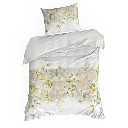 Komplet pościeli satynowej Spring 22, 220 x 200 cm, Biały