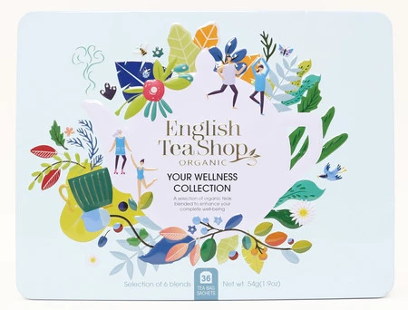 English Tea Shop Your Wellness Collection Kolekcja Herbat w Metalowej Puszce 36 saszetek