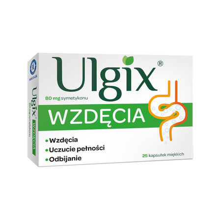 Ulgix na wzdęcia 25 kaps. - wyrób medyczny