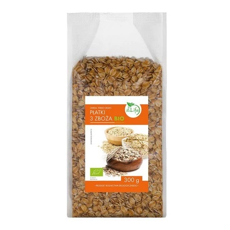 Płatki Mix 3 zboża BIO 300 g