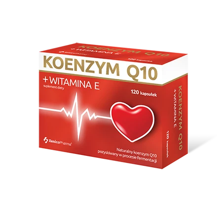 Xenicopharma Koenzym Q10 + Witamina E  - 120 kaps.