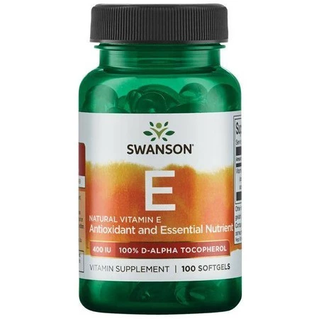 Swanson Witamina E Naturalna 400 Iu 100 K