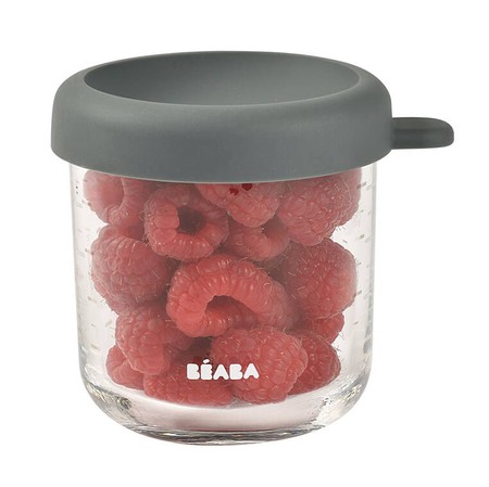 BEABA Pojemnik słoiczkek szklany z zamknięciem 250 ml Mineral