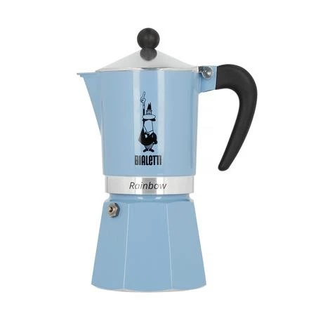 Bialetti Primavera Rainbow kawiarka 6tz Błękitna