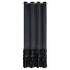 ZASŁONA GOTOWA CARLI 140 X 250 CM CZARNY