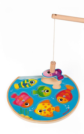 Janod Puzzle z magnesami Szybkie rybki z wędką
