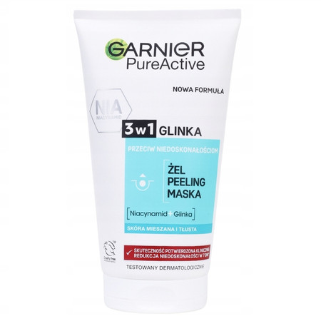 Czysta Skóra 3 w 1 żel myjący peeling maseczka 150ml