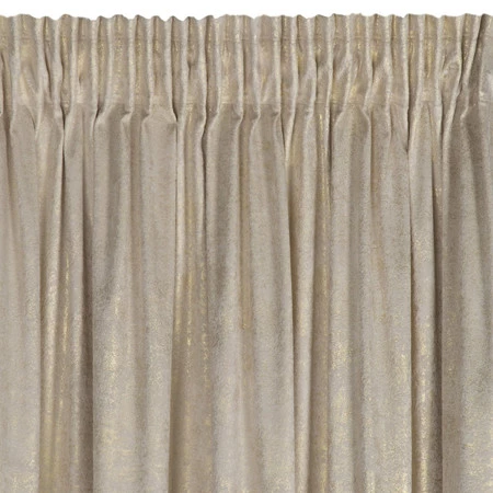 Zasłona 135x270 Avena beżowa szampańska gotowa na taśmie