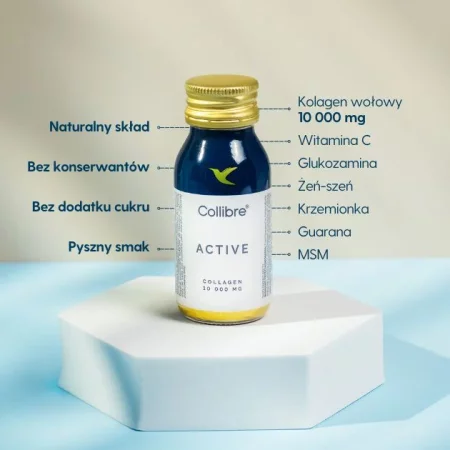 Zestaw 3x Collibre Kolagen Active Shot 60 ml x 15 szt.