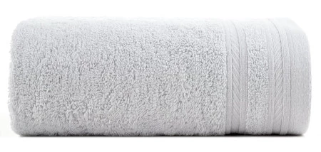 Ręcznik z ozdobną bordiurą w pasy szerokość: 70 cm, długość: 140 cm, kolor: kremowy