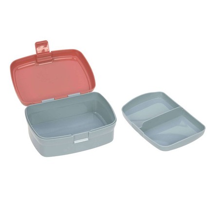 Lassig Zestaw śniadaniowy na lunch Lunchbox + Tritanowa butelka - bidon 460 ml About Friends Lis