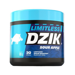 Dzik Brain Booster Limitless przedtreningówka 183g smak kwaśne jabłko