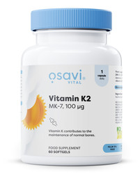Osavi Vitamin K2 MK-7, 100mcg - 60 kaps.