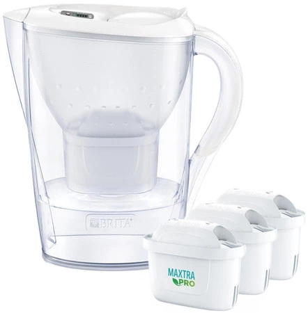 Brita Dzbanek filtrujący BRITA Marella Biały + 3 x wkład Maxtra Pro Pure Performance