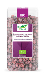 ŻURAWINA SUSZONA NIESŁODZONA BIO 50 g BIO PLANET