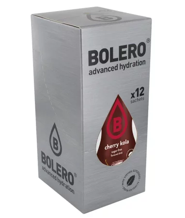 Zestaw Bolero Cherry Kola (Kola Wiśniowa) ze stewią 12 szt. x 9 g napój w proszku bez cukru