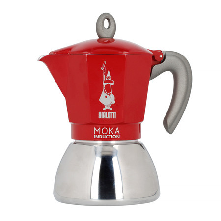 Bialetti New Moka Induction kawiarka 6tz Czerwona