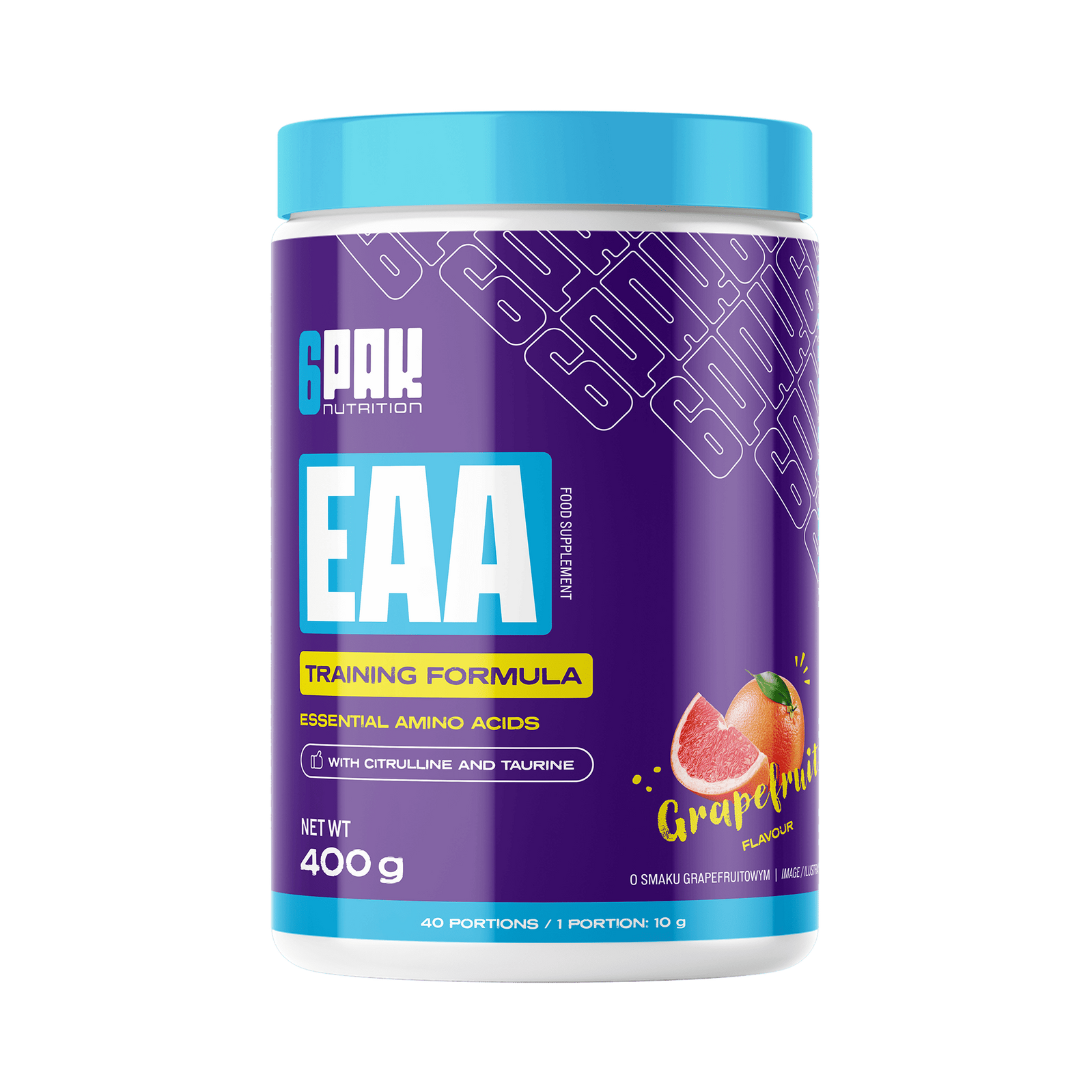 6PAK EAA 400g JAR GRAPEFRUIT - Nabea.pl