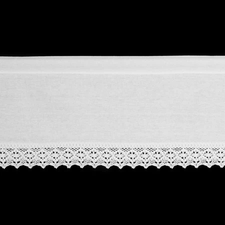 FIRANA GOTOWA CLARIE NA TAŚMIE 150 X 30 CM BIAŁY